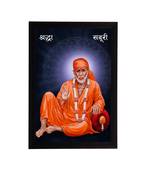 eCraftIndia Sai Baba Satin Matt Texture UV Art Painting