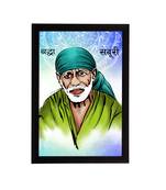 eCraftIndia Sai Baba Satin Matt Texture UV Art Painting
