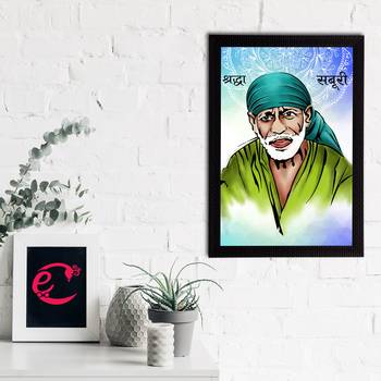 eCraftIndia Sai Baba Satin Matt Texture UV Art Painting 2