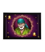 eCraftIndia Sai Baba Satin Matt Texture UV Art Painting