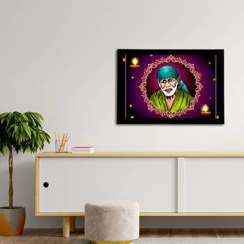 eCraftIndia Sai Baba Satin Matt Texture UV Art Painting 3