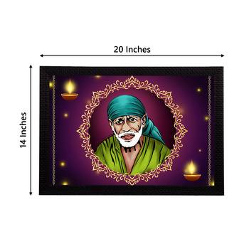 eCraftIndia Sai Baba Satin Matt Texture UV Art Painting 4