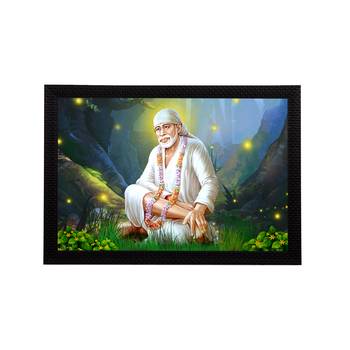 eCraftIndia Sai Baba Satin Matt Texture UV Art Painting 1