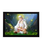 eCraftIndia Sai Baba Satin Matt Texture UV Art Painting