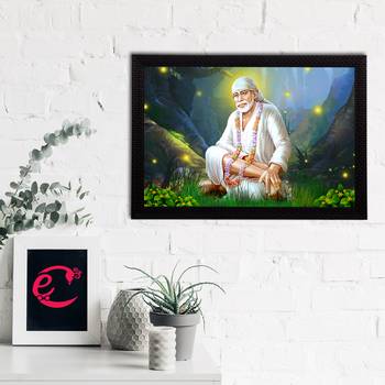 eCraftIndia Sai Baba Satin Matt Texture UV Art Painting 2