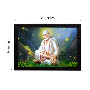 eCraftIndia Sai Baba Satin Matt Texture UV Art Painting 4