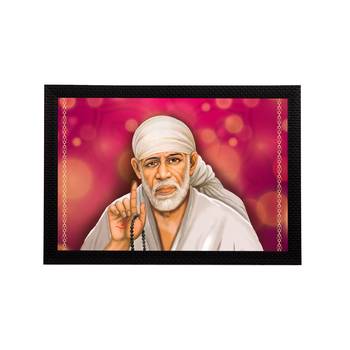 eCraftIndia Sai Baba Satin Matt Texture UV Art Painting 1