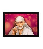 eCraftIndia Sai Baba Satin Matt Texture UV Art Painting