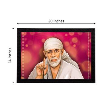 eCraftIndia Sai Baba Satin Matt Texture UV Art Painting 4