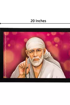 eCraftIndia Sai Baba Satin Matt Texture UV Art Painting