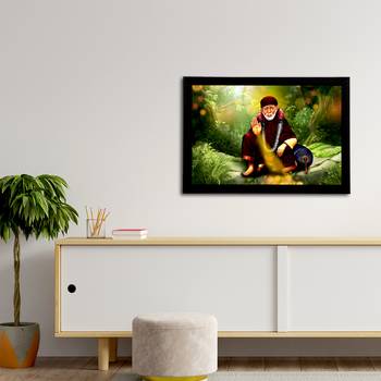eCraftIndia Sai Baba Satin Matt Texture UV Art Painting 3
