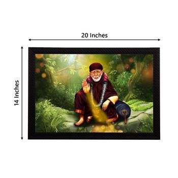 eCraftIndia Sai Baba Satin Matt Texture UV Art Painting 4
