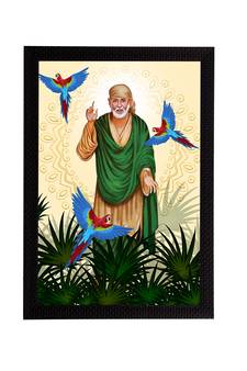 eCraftIndia Sai Baba Satin Matt Texture UV Art Painting
