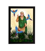 eCraftIndia Sai Baba Satin Matt Texture UV Art Painting