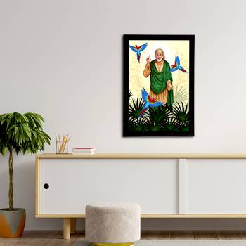 eCraftIndia Sai Baba Satin Matt Texture UV Art Painting 3