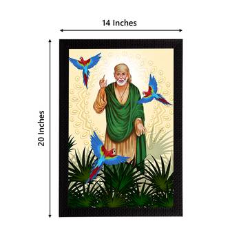 eCraftIndia Sai Baba Satin Matt Texture UV Art Painting 4