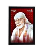eCraftIndia Sai Baba Satin Matt Texture UV Art Painting
