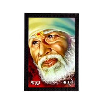 eCraftIndia Sai Baba Satin Matt Texture UV Art Painting 1