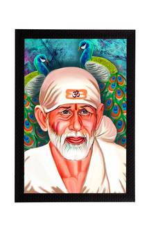 eCraftIndia Sai Baba Satin Matt Texture UV Art Painting