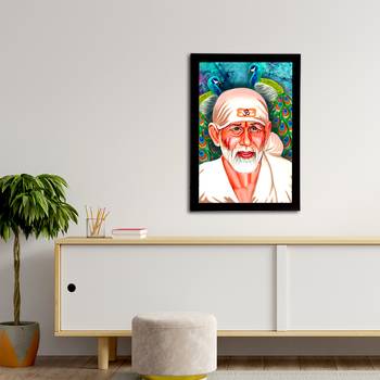 eCraftIndia Sai Baba Satin Matt Texture UV Art Painting 3