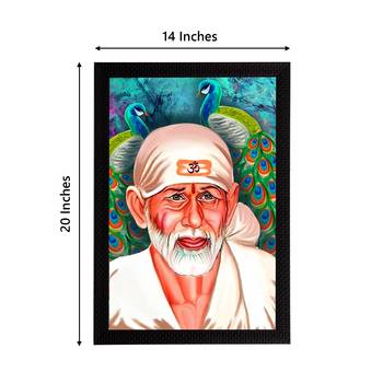 eCraftIndia Sai Baba Satin Matt Texture UV Art Painting 4