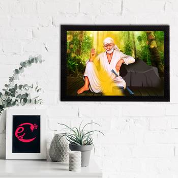 eCraftIndia Sai Baba Satin Matt Texture UV Art Painting 2