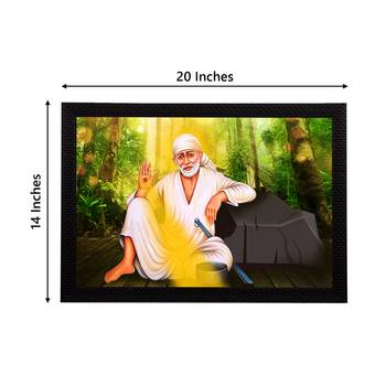 eCraftIndia Sai Baba Satin Matt Texture UV Art Painting 4