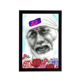 eCraftIndia Sai Baba Satin Matt Texture UV Art Painting 1