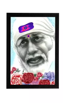eCraftIndia Sai Baba Satin Matt Texture UV Art Painting