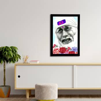 eCraftIndia Sai Baba Satin Matt Texture UV Art Painting 3