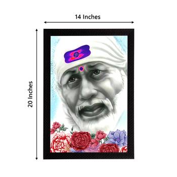 eCraftIndia Sai Baba Satin Matt Texture UV Art Painting 4
