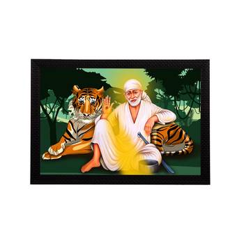 eCraftIndia Sai Baba Satin Matt Texture UV Art Painting 1