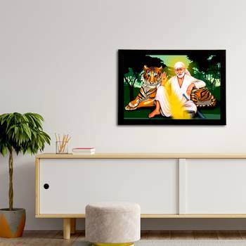 eCraftIndia Sai Baba Satin Matt Texture UV Art Painting 3