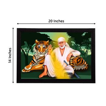eCraftIndia Sai Baba Satin Matt Texture UV Art Painting 4