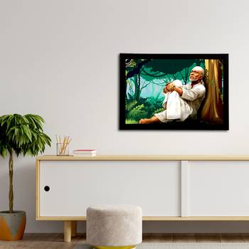 eCraftIndia Sai Baba Satin Matt Texture UV Art Painting 3