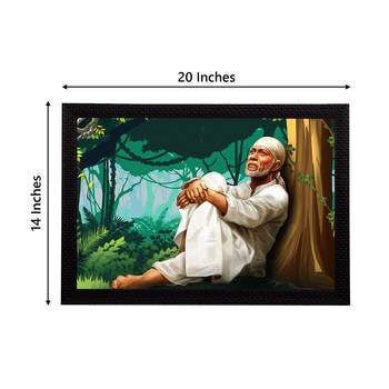 eCraftIndia Sai Baba Satin Matt Texture UV Art Painting 4