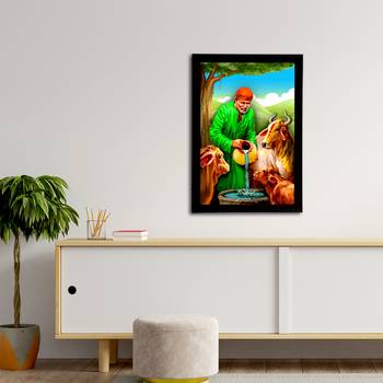 eCraftIndia Sai Baba Satin Matt Texture UV Art Painting 3