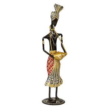 eCraftIndia Tribal Man Playing Musical Instrument Banjo Decorative Showpiece 6