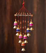 eCraftIndia Handcrafted Decorative Colorful Wall/Door/Window Hanging Bells