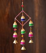 eCraftIndia Handcrafted Decorative Colorful Wall/Door/Window Hanging Bells