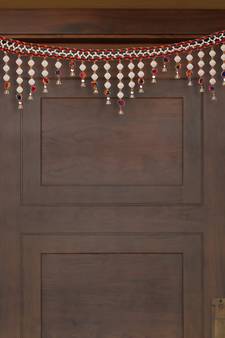 eCraftIndia Decorative Colorful Bandarwal/Toran Door Hanging  with Shells