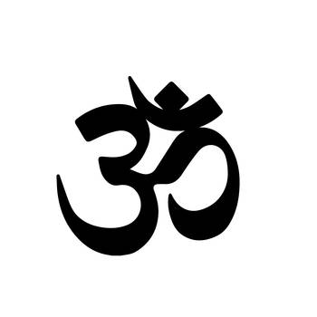 eCraftIndia "Om" Black Engineered Wood Wall Art Cutout, Ready to Hang Home Decor 1