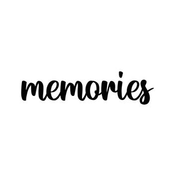 eCraftIndia "Memories" Black Engineered Wood Wall Art Cutout, Ready to Hang Home Decor 1