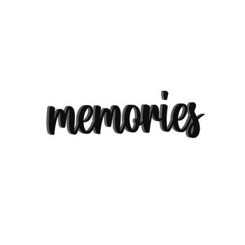 eCraftIndia "Memories" Black Engineered Wood Wall Art Cutout, Ready to Hang Home Decor 2