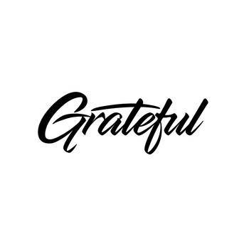eCraftIndia "Grateful" Black Engineered Wood Wall Art Cutout, Ready to Hang Home Decor 1