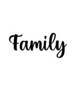 eCraftIndia "Family" Black Engineered Wood Wall Art Cutout, Ready to Hang Home Decor