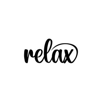 eCraftIndia "Relax" Black Engineered Wood Wall Art Cutout, Ready to Hang Home Decor 1