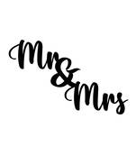 eCraftIndia "Mr & Mrs" Black Engineered Wood Wall Art Cutout, Ready to Hang Home Decor