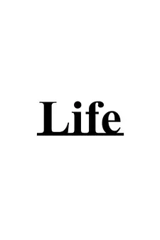 eCraftIndia "Life" Black Engineered Wood Wall Art Cutout, Ready to Hang Home Decor