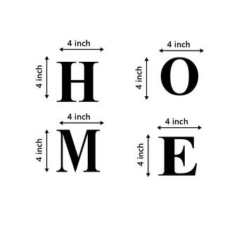 eCraftIndia "HOME" Black Engineered Wood Wall Art Cutout, Ready to Hang Home Decor 3